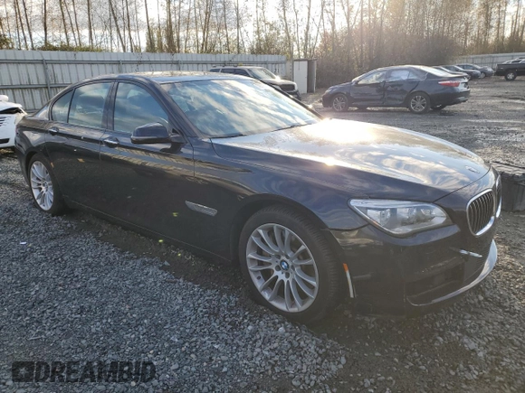 2014 BMW 7 Series 750i xDrive with VIN WBAYB6C5XED225112, listed as a Copart auction lot 76395514 with 115,874 mi miles and Clean Title. Bid and sale history available at carsss.com. Image 4.
