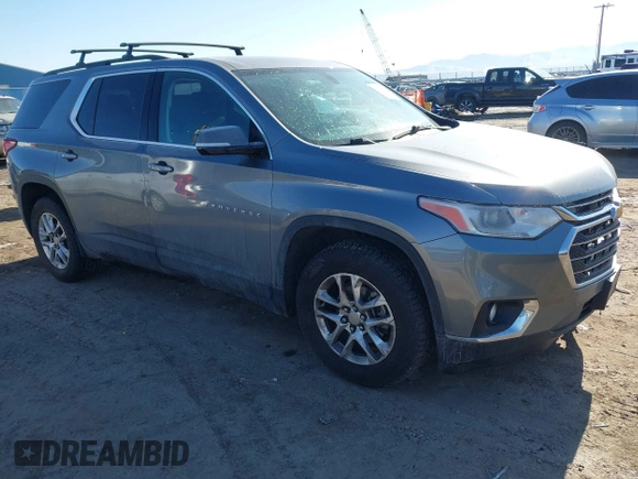 2019 Chevrolet Traverse LT Cloth with VIN 1GNEVGKW5KJ261159, listed as a IAAI auction lot 41745756 with 116,537 mi miles. Bid and sale history available at carsss.com. Image 1.