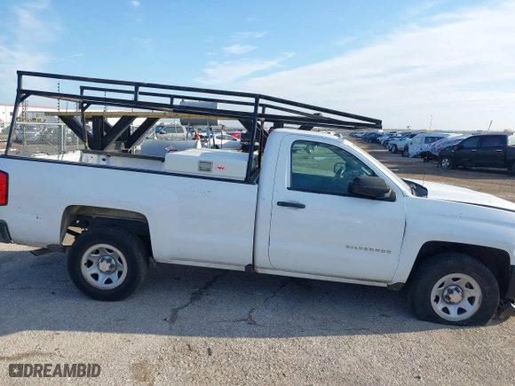 2018 Chevrolet Silverado 1500 Work Truck with VIN 1GCNCNEHXJZ264512, listed as a IAAI auction lot 41173158 with 126,311 mi miles. Bid and sale history available at carsss.com. Image 13.