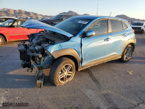 2020 Hyundai Kona SE with VIN KM8K12AA7LU543315, listed as a Copart auction lot 74950094 with 72,157 mi miles and Salvage Title. Bid and sale history available at carsss.com. Image 1.