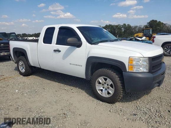 2011 Chevrolet Silverado 1500 Work Truck with VIN 1GCRCPEAXBZ221256, listed as a Copart auction lot 73575274 with 137,583 mi miles and Salvage Title. Bid and sale history available at DreamBid. Image 4.