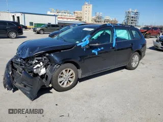 2015 Volkswagen Golf SportWagen TSI SE with VIN 3VWC17AU7FM500969, listed as a Copart auction lot 41216044 with 73,745 mi miles. Bid and sale history available at carsss.com. Image 1.