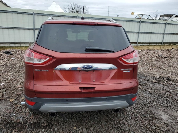 2014 Ford Escape Titanium with VIN 1FMCU9J94EUB20852, listed as a Copart auction lot 51412835 with 170,817 mi miles and Salvage Title. Bid and sale history available at DreamBid. Image 6.