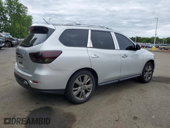 2016 Nissan Pathfinder Platinum with VIN 5N1AR2MM9GC616321, listed as a Copart auction lot 57219905 with 136,679 mi miles and Salvage title. Bid and sale history available at DreamBid. Image 3.