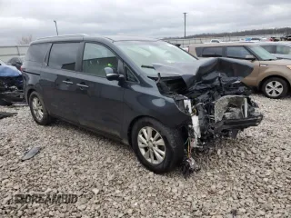 2017 Kia Sedona LX with VIN KNDMB5C13H6250709, listed as a Copart auction lot 87812505 with 0 mi miles and Salvage Title. Bid and sale history available at carsss.com. Image 4.