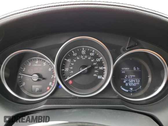 2016 Mazda Mazda6 i Touring with VIN JM1GJ1V50G1484911, listed as a Copart auction lot 48713525 with 87,050 mi miles and Salvage Title. Bid and sale history available at carsss.com. Image 9.