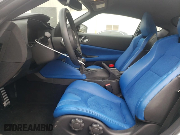 2024 Nissan Z Performance with VIN JN1BZ4BH5RM363668, listed as a Copart auction lot 47549695 with 2,303 mi miles and Salvage Title. Bid and sale history available at DreamBid. Image 7.