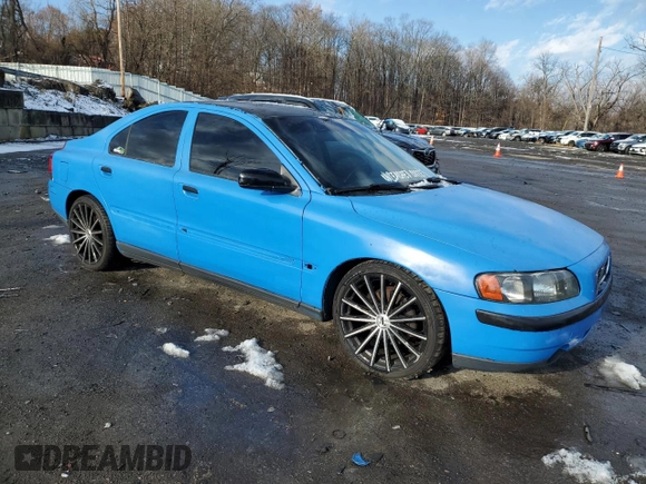 2004 Volvo S60 with VIN YV1RS61T642323471, listed as a Copart auction lot 83205844 with 193,096 mi miles and Salvage Title. Bid and sale history available at carsss.com. Image 4.