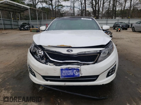 2015 Kia Optima SX Turbo with VIN 5XXGR4A63FG453826, listed as a Copart auction lot 46898225 with 140,782 mi miles and Salvage Title. Bid and sale history available at carsss.com. Image 5.