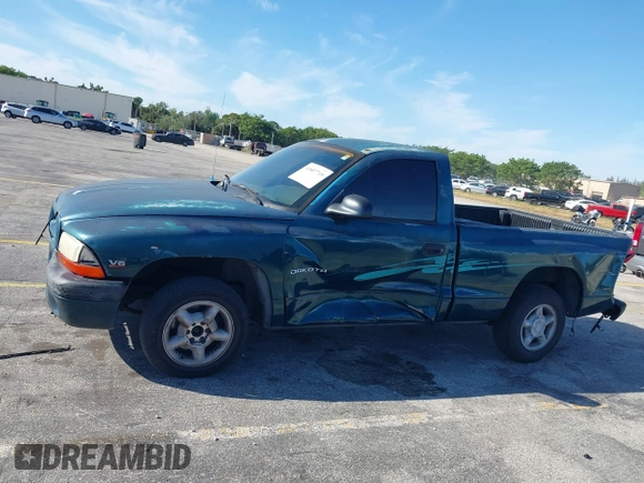 1998 Dodge Dakota SLT with VIN 1B7FL26X2WS685844, listed as a IAAI auction lot 41857719 with Not Provided miles and . Bid and sale history available at carsss.com. Image 6.
