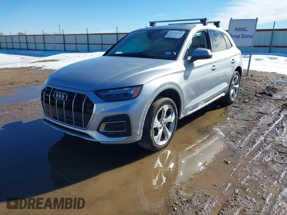 2021 Audi Q5 Prestige with VIN WA1CAAFY6M2048054, listed as a IAAI auction lot 41343544 with 88,681 mi miles. Bid and sale history available at carsss.com. Image 17.