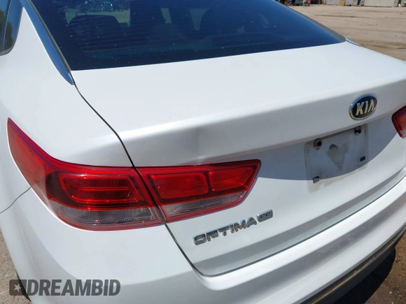 2016 Kia Optima LX with VIN KNAGT4L30G5117719, listed as a IAAI auction lot 42449051 with 122,597 mi miles and . Bid and sale history available at DreamBid. Image 6.