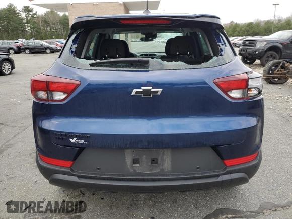2022 Chevrolet TrailBlazer LS with VIN KL79MNSL9NB021048, listed as a Copart auction lot 46939194 with 52,748 mi miles. Bid and sale history available at carsss.com. Image 6.