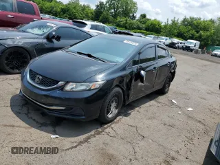 2014 Honda Civic LX z VIN 19XFB2F56EE073651, wystawiony jako Copart lot #59120225 z przebiegiem 111 861 mil mil oraz Szkoda całkowita • Salvage title. Historia ofert i sprzedaży dostępna na DreamBid. Obrazek 1.