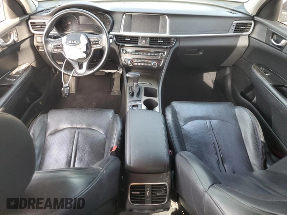 2017 Kia Optima EX with VIN KNAGU4LEXH5009690, listed as a Copart auction lot 53717905 with 138,533 mi miles and Salvage title. Bid and sale history available at DreamBid. Image 8.