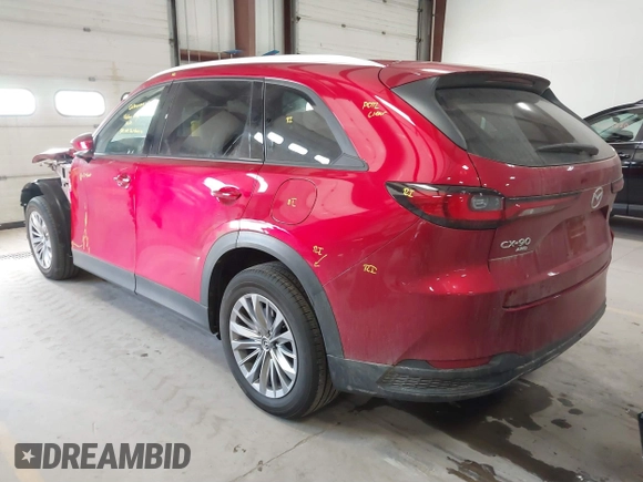 2024 Mazda CX-90 3.3 Turbo Preferred with VIN JM3KKBHD2R1174723, listed as a IAAI auction lot 41806892 with 7,401 mi miles. Bid and sale history available at carsss.com. Image 3.