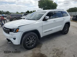 2018 Jeep Grand Cherokee Limited z VIN 1C4RJEBG8JC142950, wystawiony jako Copart lot #54747845 z przebiegiem 95 991 mil mil oraz Szkoda całkowita • Salvage title. Historia ofert i sprzedaży dostępna na DreamBid. Obrazek 1.