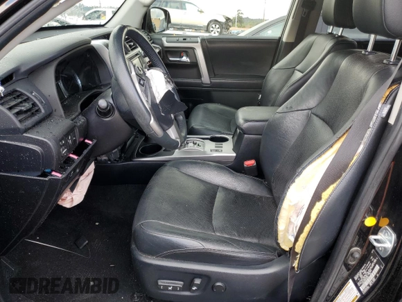 2019 Toyota 4Runner SR5 with VIN JTEBU5JR3K5736360, listed as a Copart auction lot 82779133 with 51,944 mi miles and Salvage title. Bid and sale history available at DreamBid. Image 7.