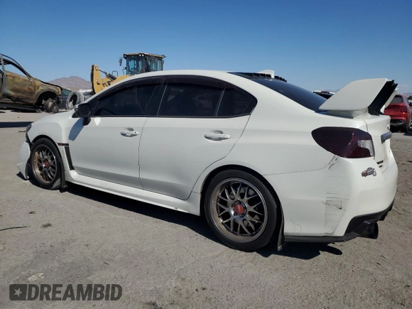 2015 Subaru WRX STI z VIN JF1VA2L64F9801006, wystawiony jako Copart lot #76352084 z przebiegiem 83 496 mil mil oraz Szkoda całkowita • Salvage title. Historia ofert i sprzedaży dostępna na DreamBid. Obrazek 2.
