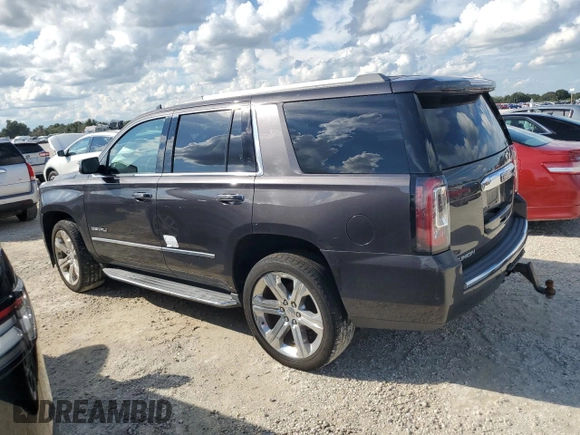 2017 GMC Yukon Denali with VIN 1GKS1CKJ9HR243427, listed as a Copart auction lot 74090204 with 0 mi miles and Non Repairable. Bid and sale history available at carsss.com. Image 2.