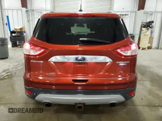 2014 Ford Escape Titanium with VIN 1FMCU9J94EUC25357, listed as a Copart auction lot 47595705 with 124,626 mi miles and Salvage Title. Bid and sale history available at DreamBid. Image 6.