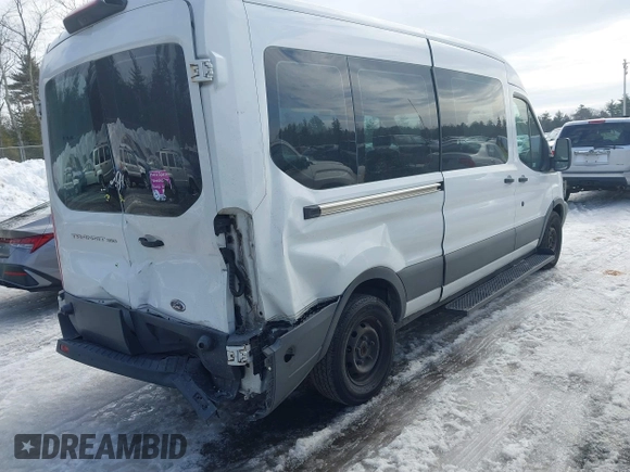 2018 Ford Transit Passenger XL z VIN 1FBZX2CMXJKA07321, wystawiony jako IAAI lot #41373858 z przebiegiem 197 135 mil mil oraz . Historia ofert i sprzedaży dostępna na DreamBid. Obrazek 4.