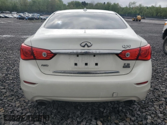 2016 Infiniti Q50 Premium with VIN JN1CV7AR7GM251575, listed as a Copart auction lot 55110115 with 238,751 mi miles and Salvage Title. Bid and sale history available at DreamBid. Image 6.
