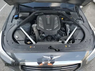 2018 Genesis G90 3.3T Premium with VIN KMHG34JA1JU043501, listed as a Copart auction lot 50262155 with 161,418 mi miles and Clean Title. Bid and sale history available at carsss.com. Image 11.