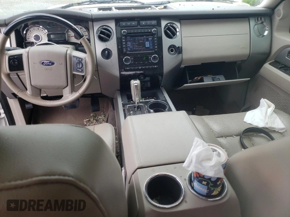 2014 Ford Expedition Max Limited with VIN 1FMJK2A59EEF11748, listed as a Copart auction lot 58237635 with 146,653 mi miles and Clean title. Bid and sale history available at DreamBid. Image 8.