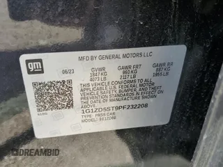 2023 Chevrolet Malibu LT with VIN 1G1ZD5ST9PF232208, listed as a Copart auction lot 53359725 with 50,509 mi miles and Non Repairable. Bid and sale history available at DreamBid. Image 13.