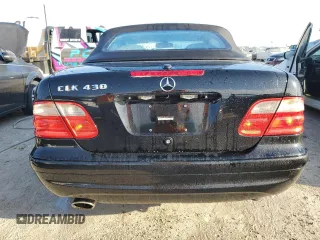 2001 Mercedes-Benz CLK 320/430 with VIN WDBLK70G31T061712, listed as a Copart auction lot 75091764 with Not Provided miles and Non Repairable. Bid and sale history available at DreamBid. Image 6.