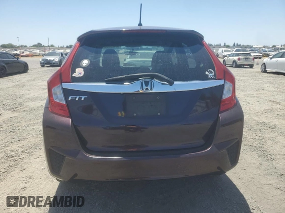 2015 Honda Fit EX-L with VIN 3HGGK5H89FM735910, listed as a Copart auction lot 63123735 with 90,230 mi miles and Salvage title. Bid and sale history available at DreamBid. Image 6.