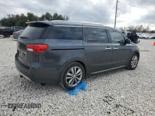 2017 Kia Sedona SX-L with VIN KNDME5C15H6343903, listed as a Copart auction lot 43872805 with 62,505 mi miles and Salvage Title. Bid and sale history available at carsss.com. Image 3.
