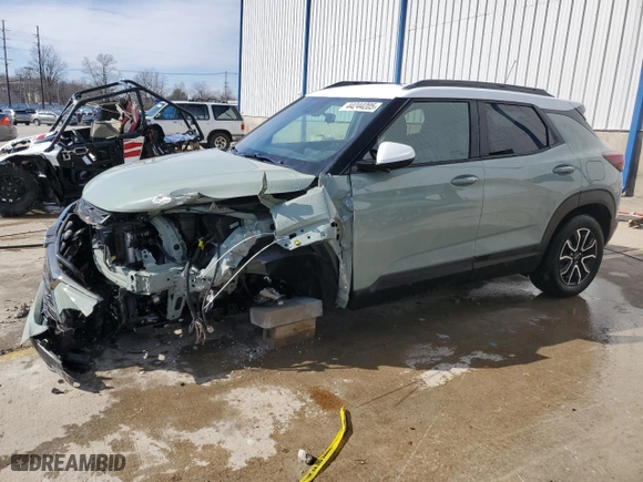 2024 Chevrolet TrailBlazer ACTIV with VIN KL79MSSL9RB162982, listed as a Copart auction lot 44244205 with 2,186 mi miles and Salvage Title. Bid and sale history available at carsss.com. Image 1.