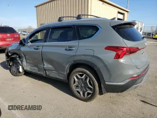 2021 Hyundai Santa Fe Limited with VIN 5NMS4DAL9MH345658, listed as a Copart auction lot 50829445 with 38,743 mi miles and Salvage Title. Bid and sale history available at carsss.com. Image 2.