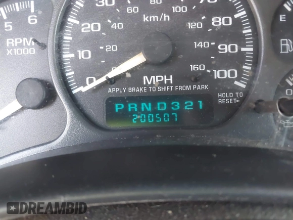 2001 Chevrolet Tahoe LT with VIN 1GNEK13T41R197657, listed as a IAAI auction lot 42164367 with 200,507 mi miles. Bid and sale history available at carsss.com. Image 15.