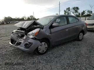 2019 Mitsubishi Mirage ES with VIN ML32F3FJ4KHF07793, listed as a Copart auction lot 63465865 with 57,875 mi miles and Non repairable. Bid and sale history available at DreamBid. Image 1.