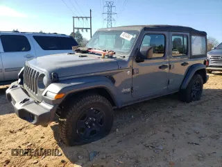2020 Jeep Wrangler Unlimited Sport z VIN 1C4HJXDN2LW154113, wystawiony jako Copart lot #86244304 z przebiegiem 47 442 mil mil oraz Szkoda całkowita • Salvage title. Historia ofert i sprzedaży dostępna na DreamBid. Obrazek 1.
