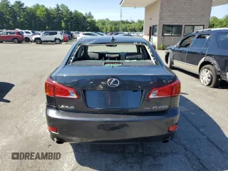 2010 Lexus IS 250 with VIN JTHCF5C21A5039768, listed as a Copart auction lot 62135085 with 157,726 mi miles and Clean title. Bid and sale history available at DreamBid. Image 6.