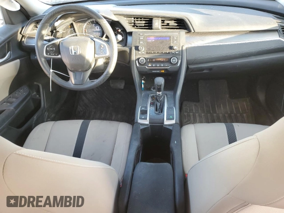 2018 Honda Civic Sedan LX with VIN 2HGFC2F52JH555076, listed as a Copart auction lot 43618385 with 65,150 mi miles and Salvage Title. Bid and sale history available at carsss.com. Image 8.