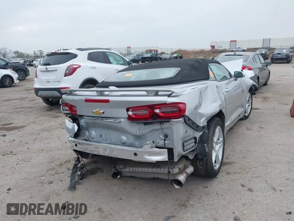 2019 Chevrolet Camaro 1LT with VIN 1G1FB3DS9K0133305, listed as a IAAI auction lot 41923076 with 78,371 mi miles and . Bid and sale history available at DreamBid. Image 4.