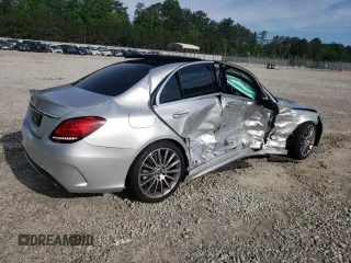 2021 Mercedes-Benz C 300 with VIN W1KWF8DB1MR604683, listed as a Copart auction lot 55934465 with Not provided miles and Salvage title. Bid and sale history available at DreamBid. Image 3.