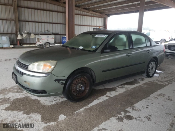 2005 Chevrolet Malibu with VIN 1G1ZS52F25F165433, listed as a Copart auction lot 49486315 with 156,167 mi miles and Clean Title. Bid and sale history available at carsss.com. Image 1.