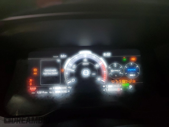 2024 Toyota Tundra TRD Pro Hybrid with VIN 5TFPC5DB7RX081484, listed as a Copart auction lot 57246415 with 12,819 mi miles and Salvage title. Bid and sale history available at DreamBid. Image 9.