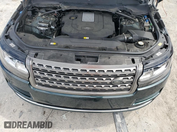 2017 Land Rover Range Rover with VIN SALGR2FK4HA367362, listed as a Copart auction lot 63200615 with 54,686 mi miles and Salvage title. Bid and sale history available at DreamBid. Image 12.
