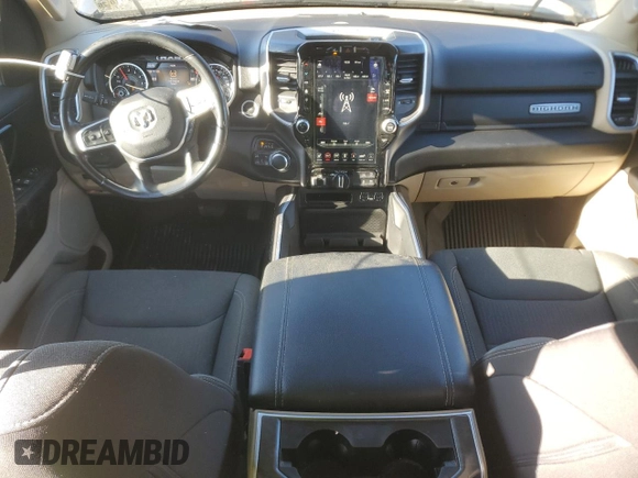 2021 Ram 1500 Big Horn with VIN 1C6SRFBT1MN831337, listed as a Copart auction lot 84891484 with 69,700 mi miles and Salvage Title. Bid and sale history available at carsss.com. Image 8.