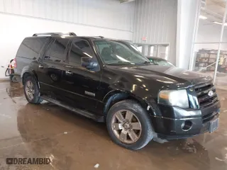 2007 Ford Expedition EL Limited with VIN 1FMFK20577LA22657, listed as a IAAI auction lot 41362759 with 216,844 mi miles. Bid and sale history available at carsss.com. Image 1.