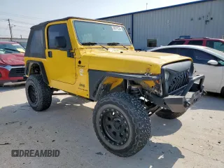 2003 Jeep Wrangler Sport with VIN 1J4FA49S43P369906, listed as a Copart auction lot 58079235 with 139,547 mi miles and Salvage title. Bid and sale history available at DreamBid. Image 4.