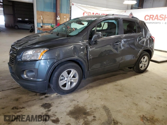 2016 Chevrolet Trax LT z VIN 3GNCJLSB6GL245562, wystawiony jako Copart lot #54710075 z przebiegiem 42 457 mil mil oraz Szkoda całkowita • Salvage title. Historia ofert i sprzedaży dostępna na DreamBid. Obrazek 1.