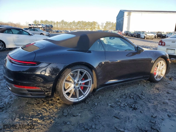 2022 Porsche 911 Carrera S with VIN WP0CB2A91NS245403, listed as a Copart auction lot 85543374 with 5,325 mi miles and Non Repairable. Bid and sale history available at carsss.com. Image 3.